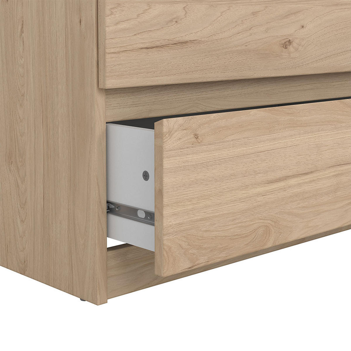 KOMMODE, Naia, Eiche, Holzwerkstoff, 154 x 50 x 68 cm - Eichefarben, Holzwerkstoff (154/68/50cm) - ebuy24