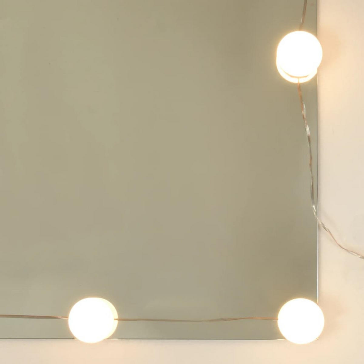 WANDSPIEGEL MIT LED SONOMA-EICHE 90X31,5X62 CM - Sonoma Eiche, Holz (90/62/31.5cm) - vidaXL