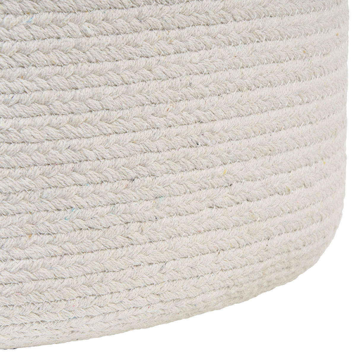 POUF Dalama 46/46/48 cm - Beige, Naturmaterialien (46/48/46cm) - Beliani