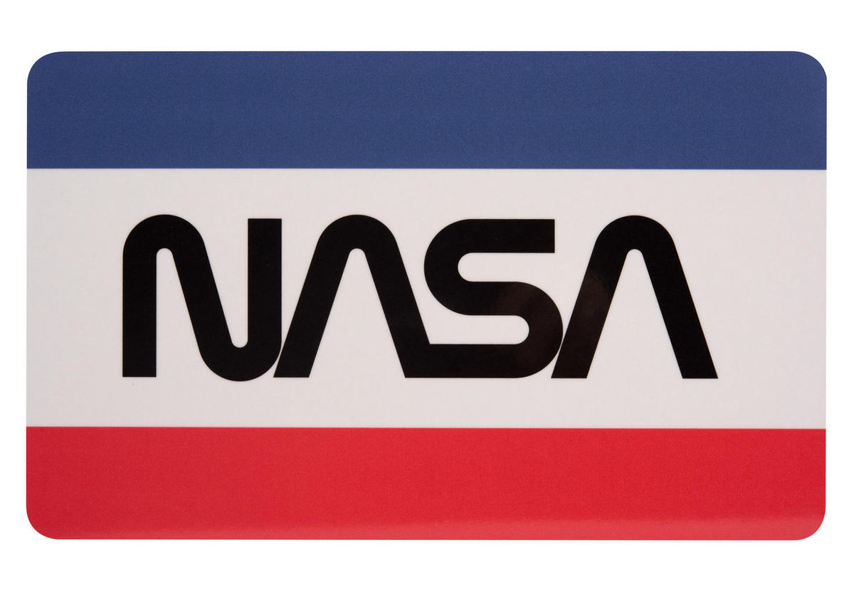 BRETTCHEN NASA Blau/Weiß/Rot 14,5 x 23,5 cm - Multicolor, Kunststoff (14.5/23.5cm) - United Labels