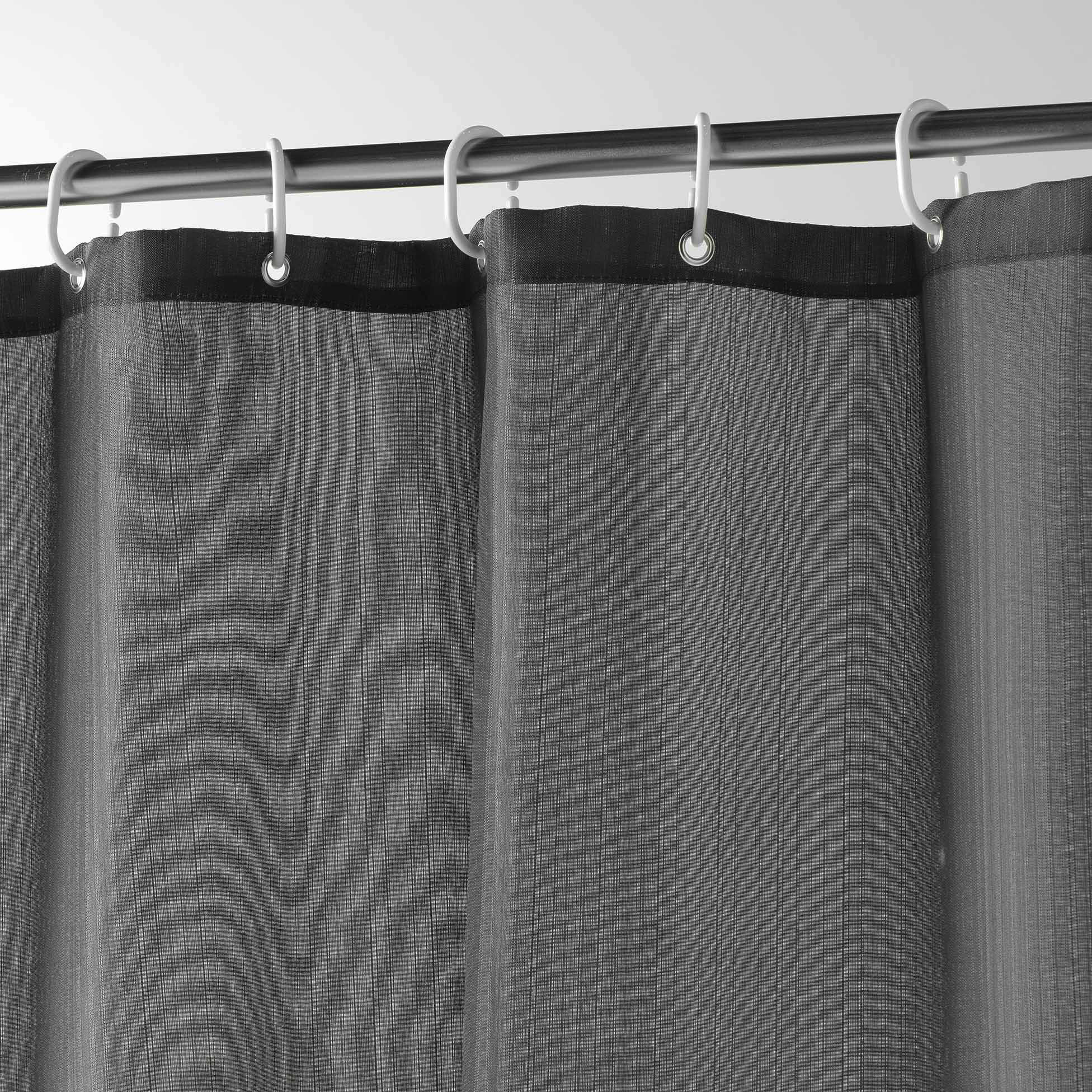 DUSCHVORHANG Yaline 180/200 cm - Grau, Textil (180/200cm) - Douceur d´intérieur