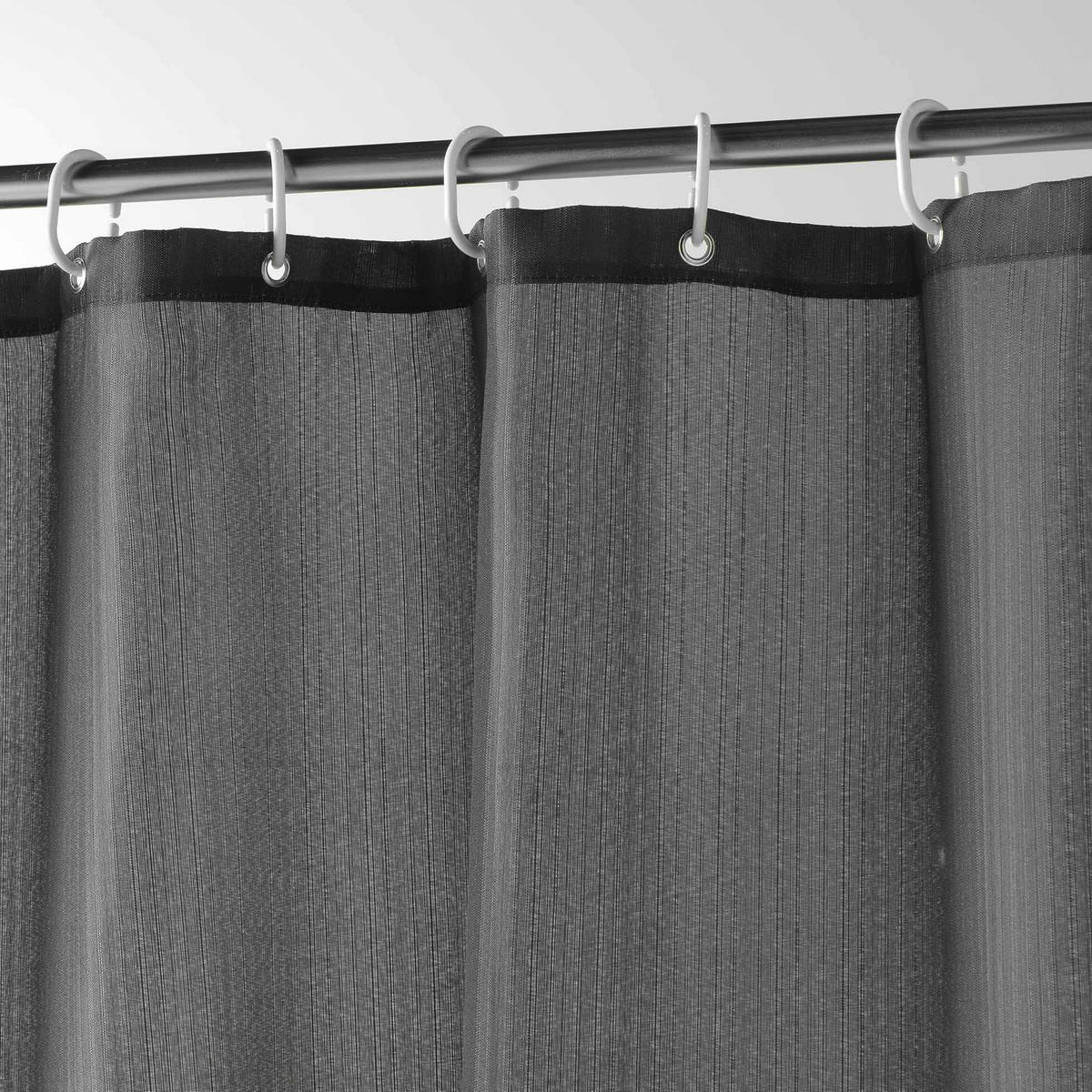 DUSCHVORHANG Yaline 180/200 cm - Grau, Textil (180/200cm) - Douceur d´intérieur