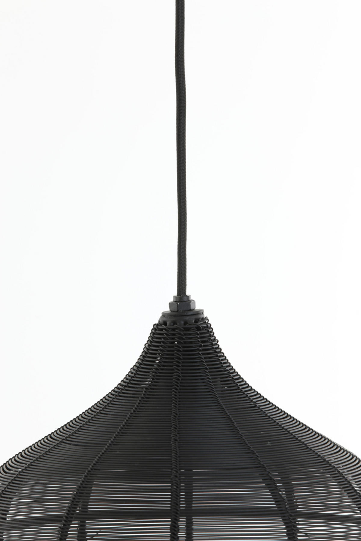 HÄNGELAMPE Alvaro Schwarz Ø27/29,5 cm - Schwarz, Metall (27/27/29.5cm) - Light & Living