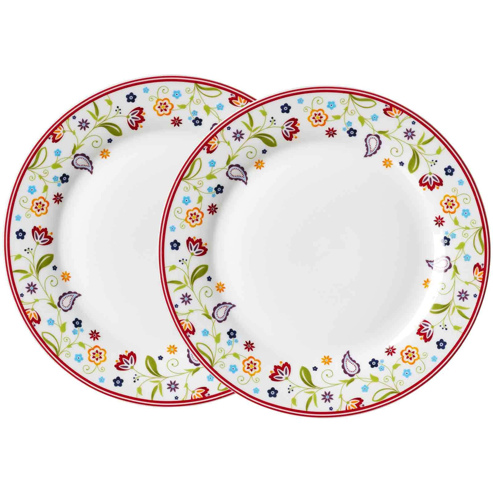 SPEISETELLER Shanti bunt ø 27 cm 2er Set - Multicolor, Keramik (27cm) - Ritzenhoff Breker