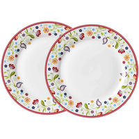 SPEISETELLER Shanti bunt ø 27 cm 2er Set - Multicolor, Keramik (27cm) - Ritzenhoff Breker