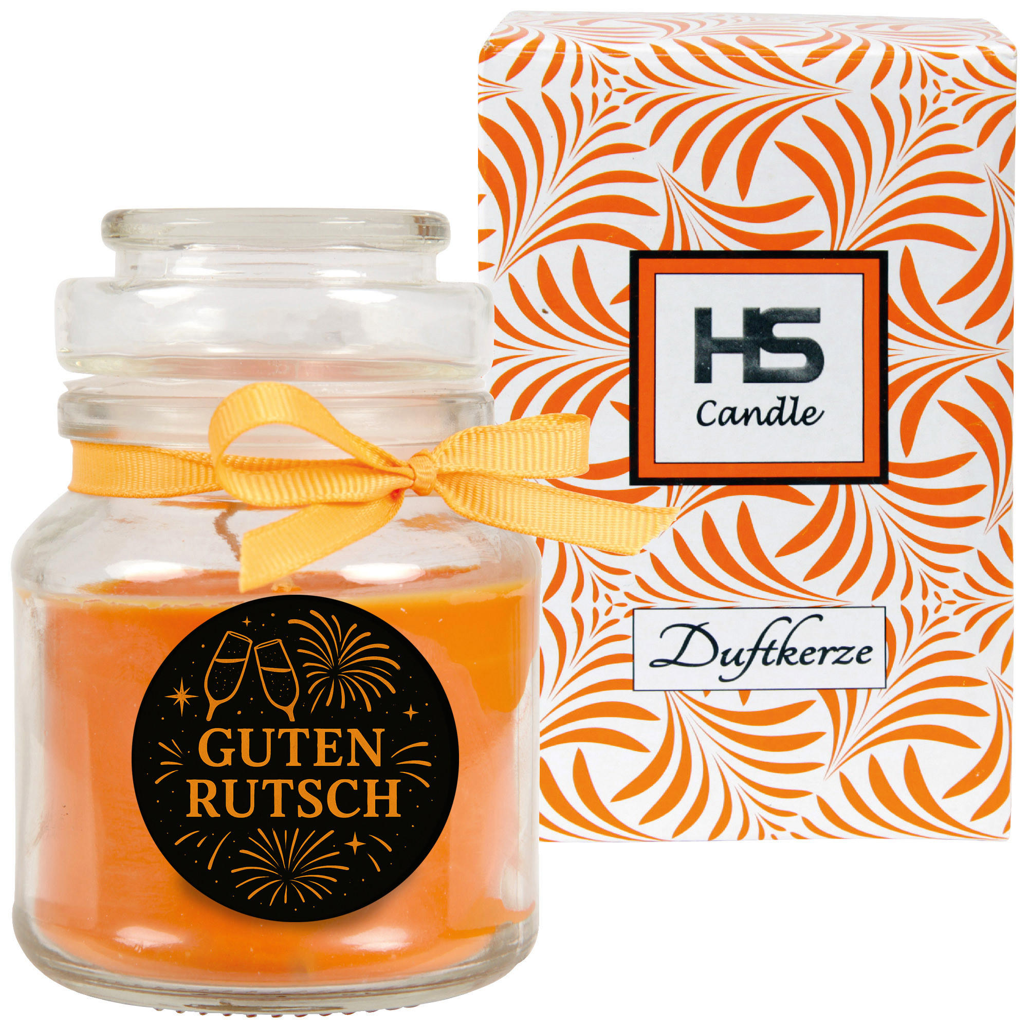 XXXLutz Duftkerze Orange 10 cm