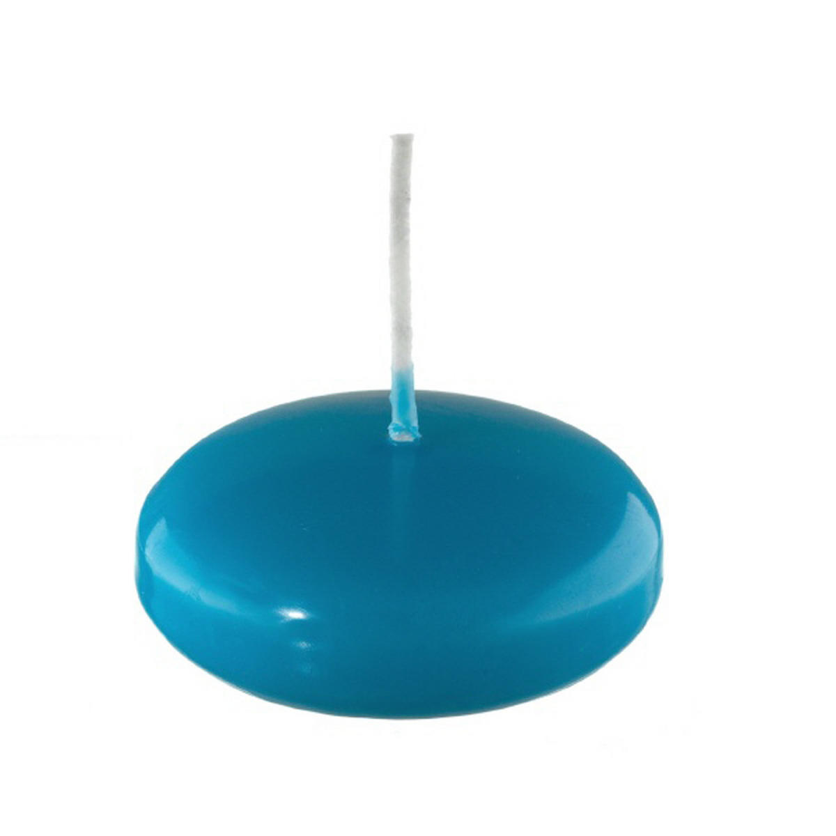 SCHWIMMKERZEN Ocean Blau 24 x Ø 60 mm, 20 Stück - Blau, Paraffin (6/2.4/2.4cm) - Kopschitz Kerzen
