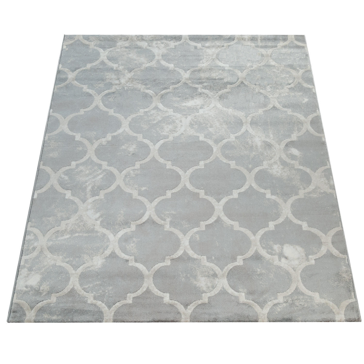 KURZFLORTEPPICH 80/150 cm Victory 605 - Grau, Textil (80/150cm) - Paco Home