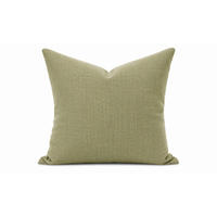 KISSENBEZUG Leinenoptik 50/50 cm Hellgrün - Hellgrün, Textil (50/50cm) - TiborTex