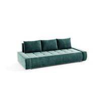SCHLAFSOFA Vogar In Monolith - Grün, Holzwerkstoff/Textil (240/85/110cm) - Fun Möbel