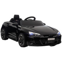 KINDER ELEKTROAUTO, Schwarz/Rot/Weiß, Kunststoff+ Eisen - Schwarz, Metall (103/58/41cm) - HOMCOM