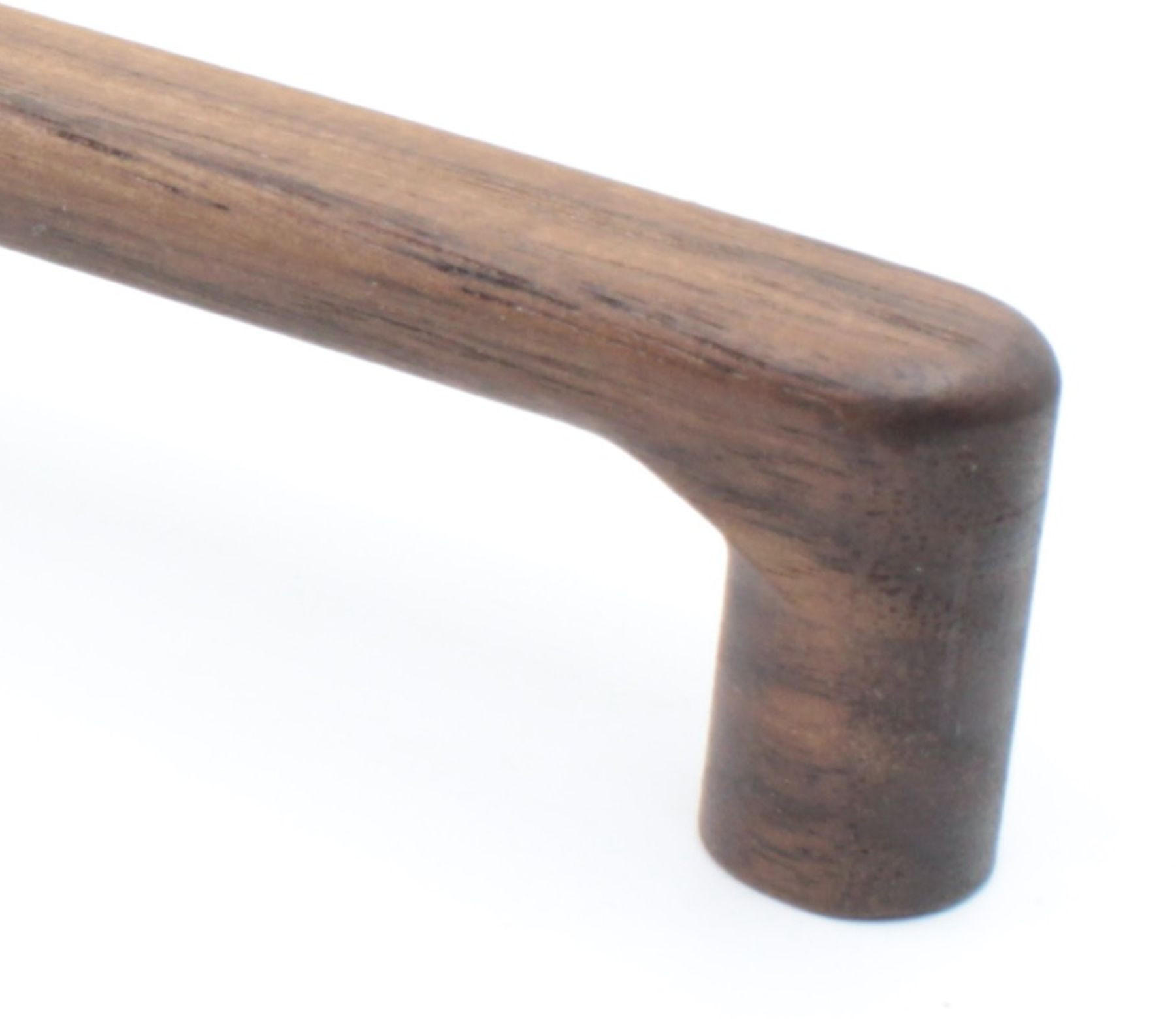 MÖBELGRIFF BA 128mm, Holzgriff Nussbaum massiv, Schrankgriff - Naturfarben, Holz (1.4/2.8/14.2cm)