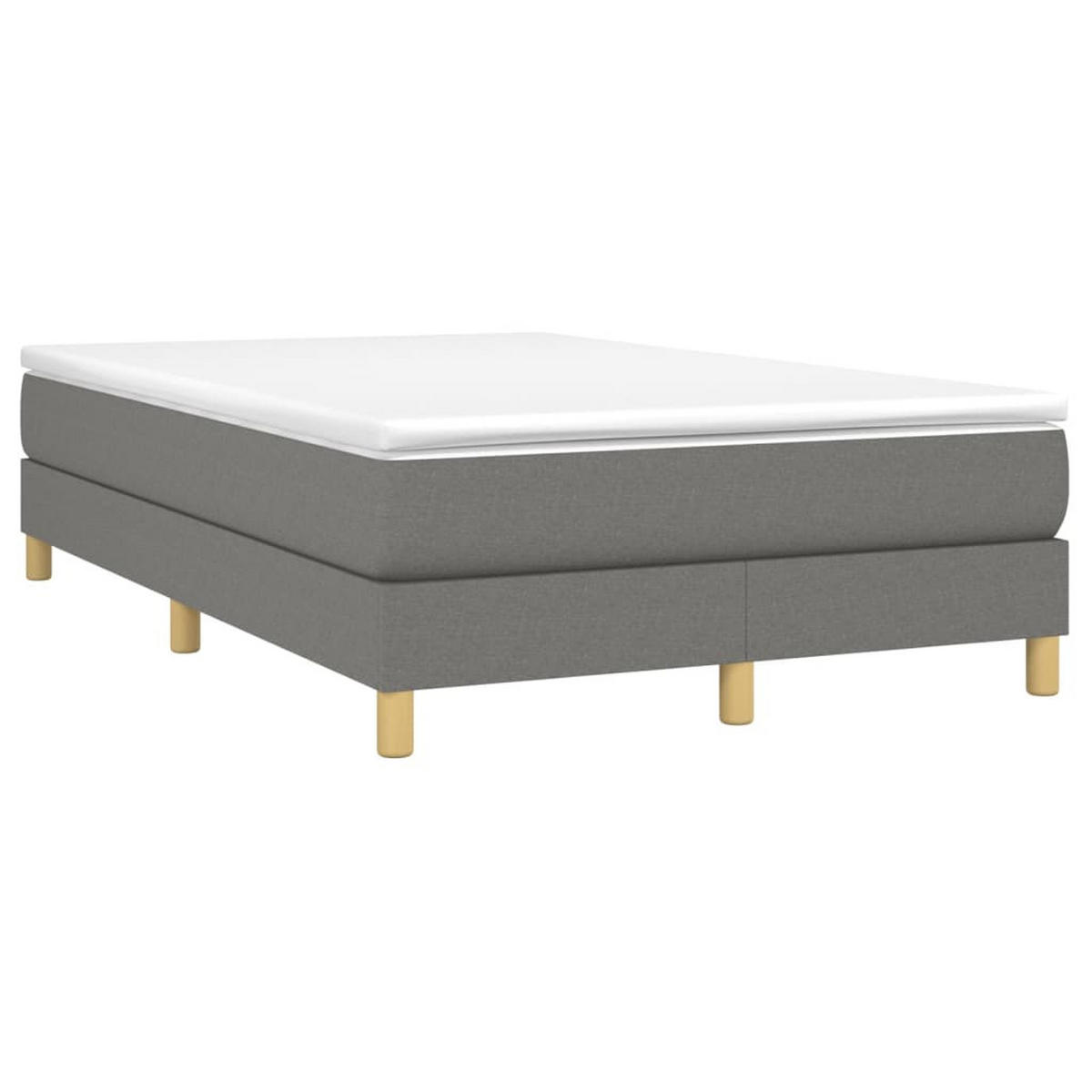 POLSTERBETT Quinn 120/203 cm - Grau, Holzwerkstoff (120/200cm) - Nettlife