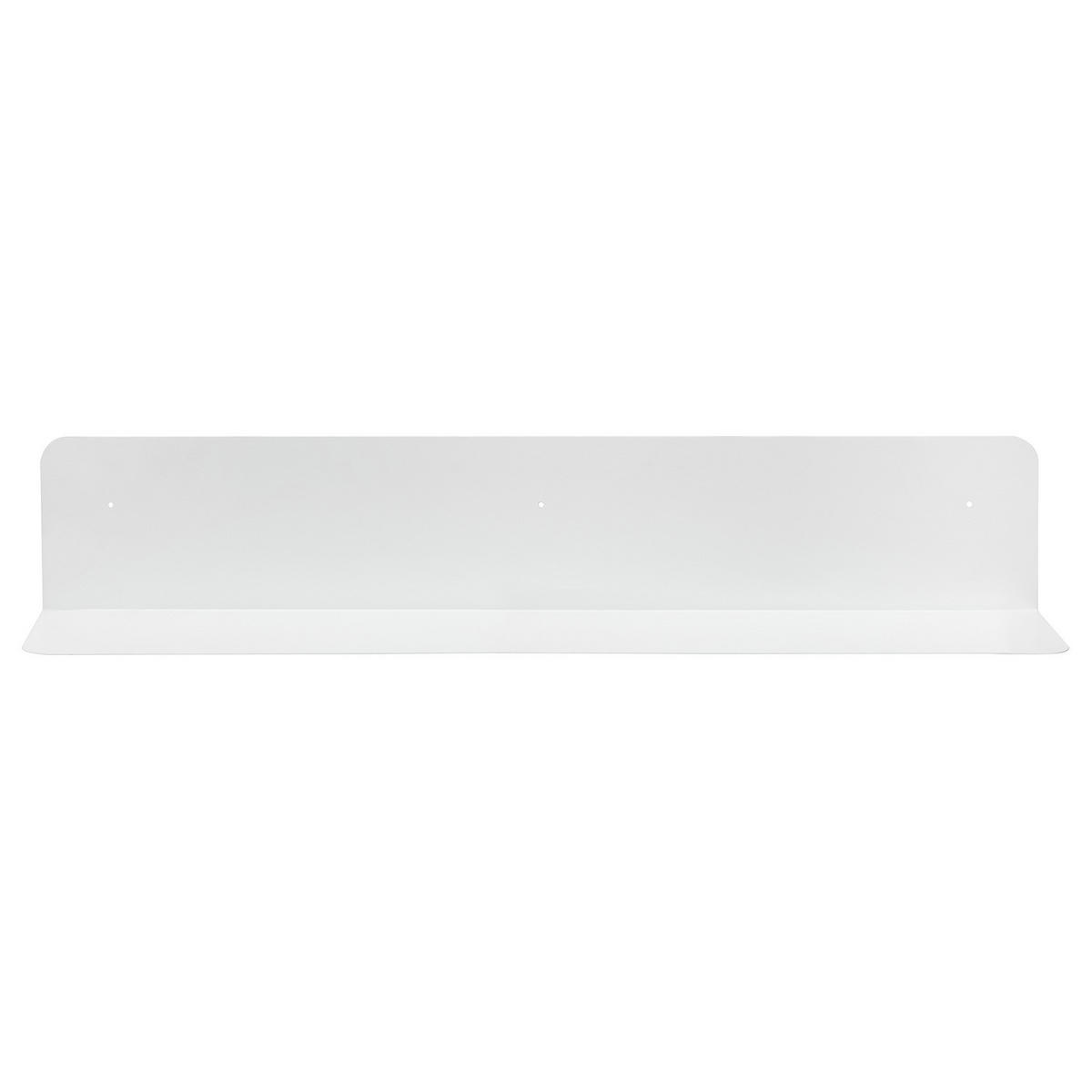 WANDBOARD - Eisen - Weiß, Metall (80/15/15cm) - home24
