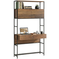 BÜROTISCH Braunes Holz 1 Stück - Braun, Holzwerkstoff (45/185/100cm) - GiPP