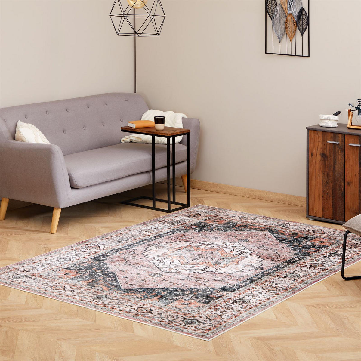 TEPPCIH TRADITIONAL - Rotbraun, Textil (160/230cm) - IDIMEX