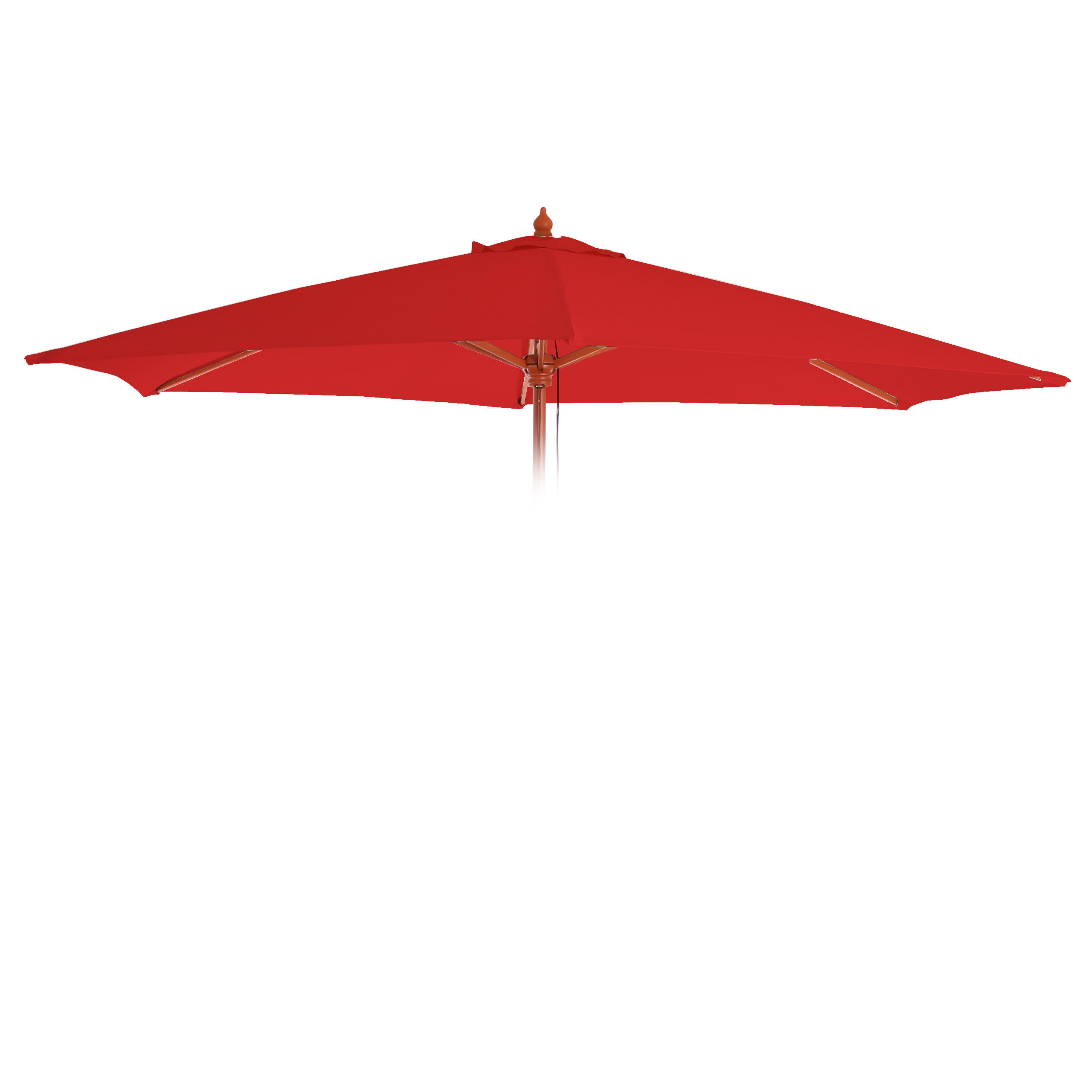 ERSATZ-BEZUG FÜR SCHIRM RUN Rot - Rot, Textil (290/290cm) - MCW
