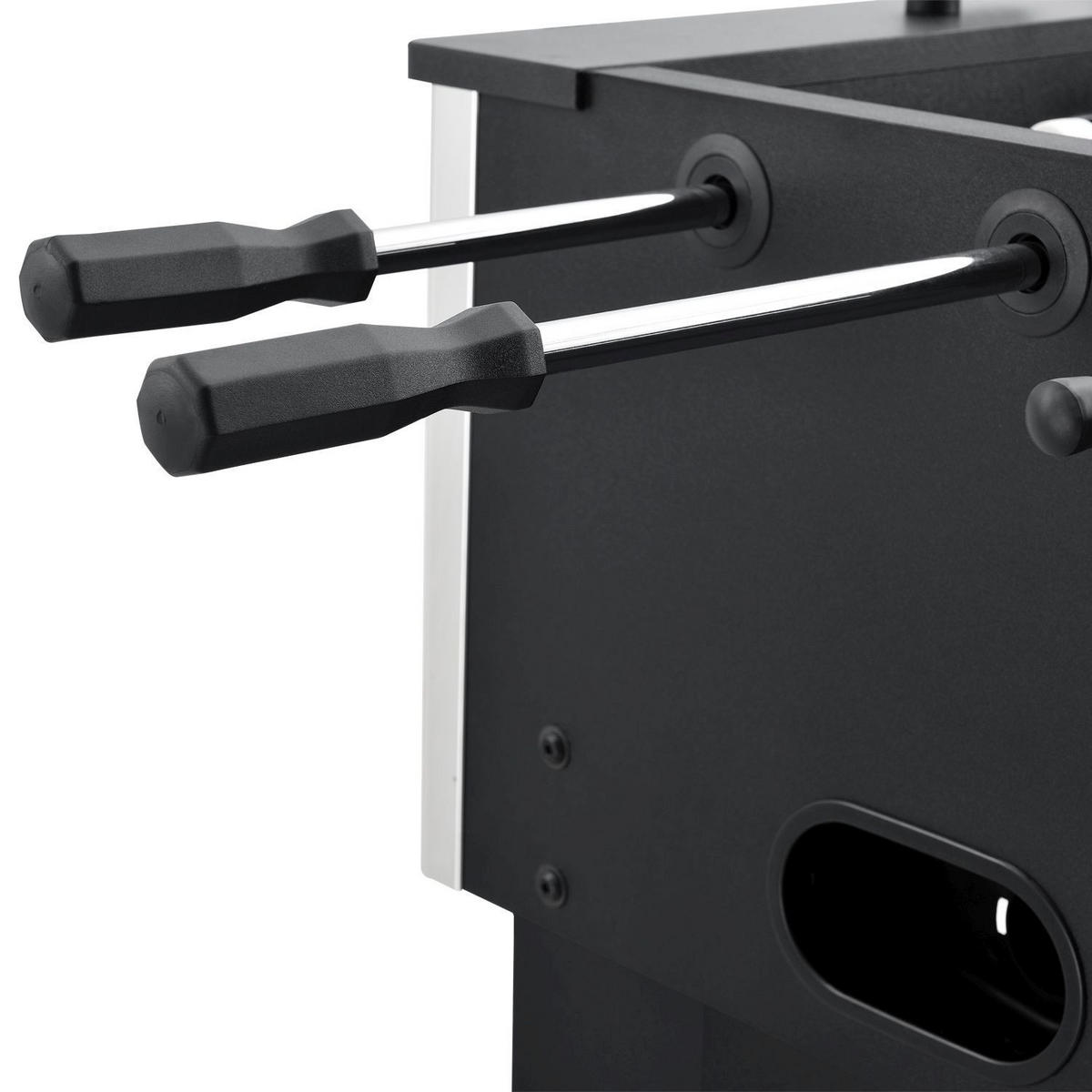 TISCHKICKER Wuzzler schwarz mit Getränkehalter - Schwarz, Holz (72/88/139cm) - Artsport