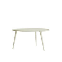 BEISTELLTISCH Babina Weiß Ø67,5/37 cm - Weiß, Metall (67.5/67.5/37cm) - Light & Living