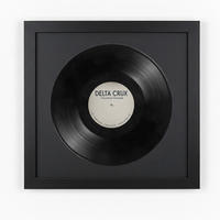 SCHALLPLATTEN RAHMEN 40/40 für die Vinyl - Schwarz, Holz (40/40cm) - K-Möbel