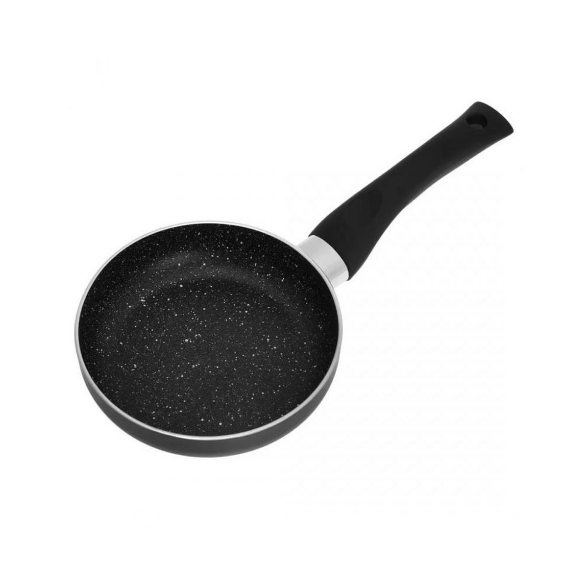 PFANNE Schwarz 16/16/3.5 cm 8368 - Schwarz, Metall (16cm) - Kinghoff 