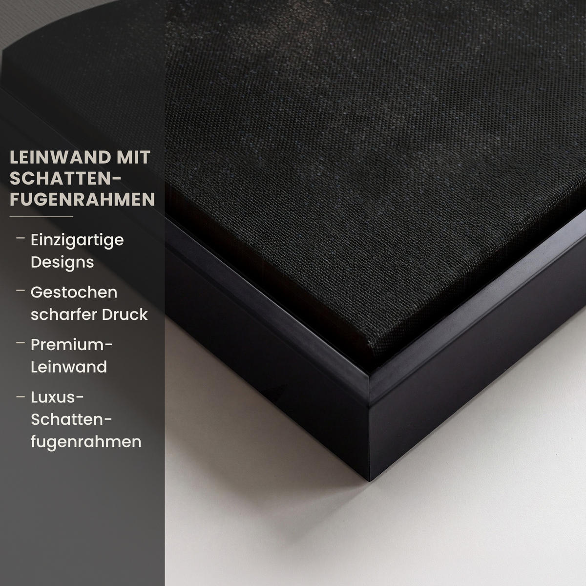LEINWAND Bilder mit Rahmen - Abstrakt - Japandi - Beige - Modern - 40x60 - Schwarz, Textil (40/60cm) - MuchoWow
