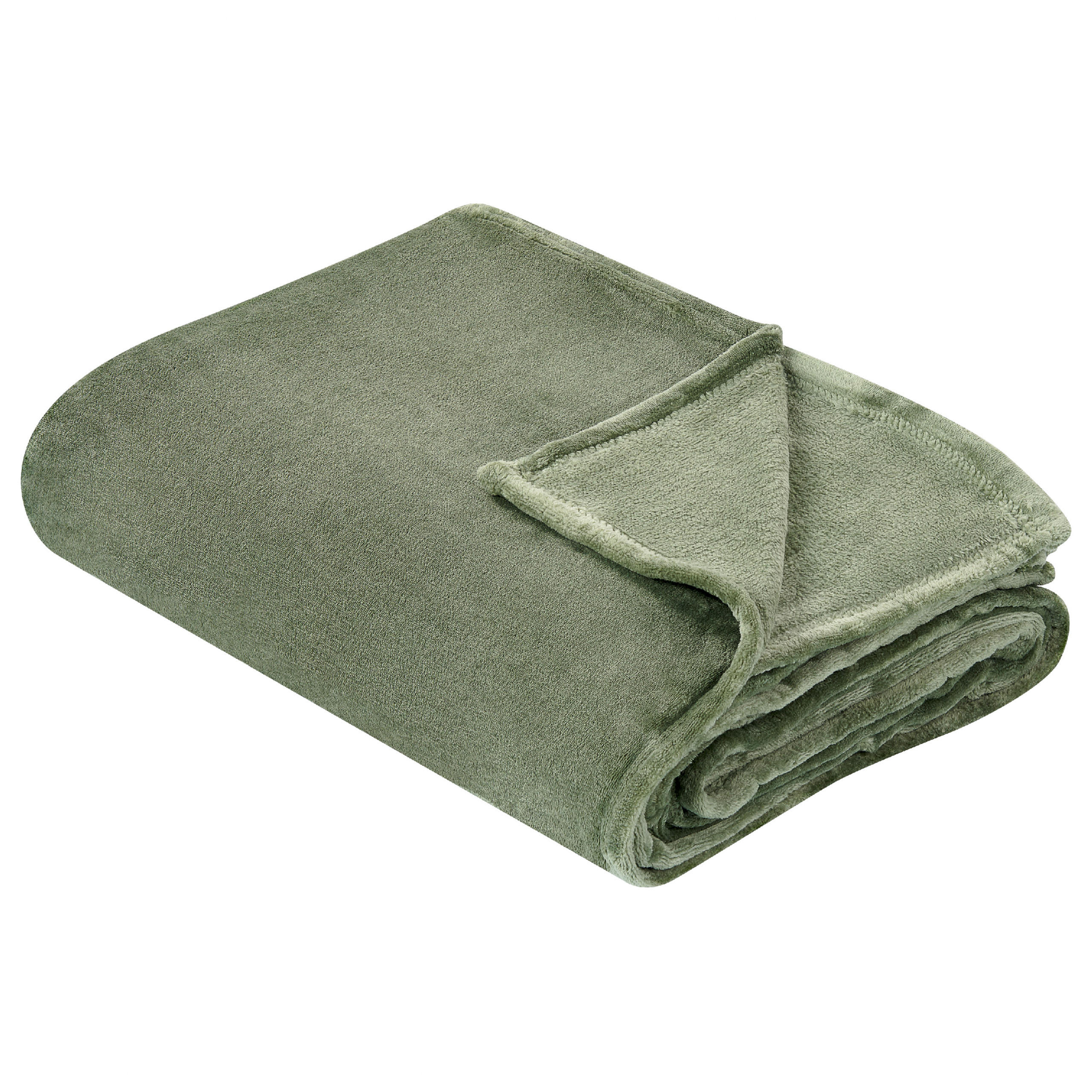 DECKE Grün Bayburt 200/220 cm - Grün, Textil (200/220cm) - Beliani