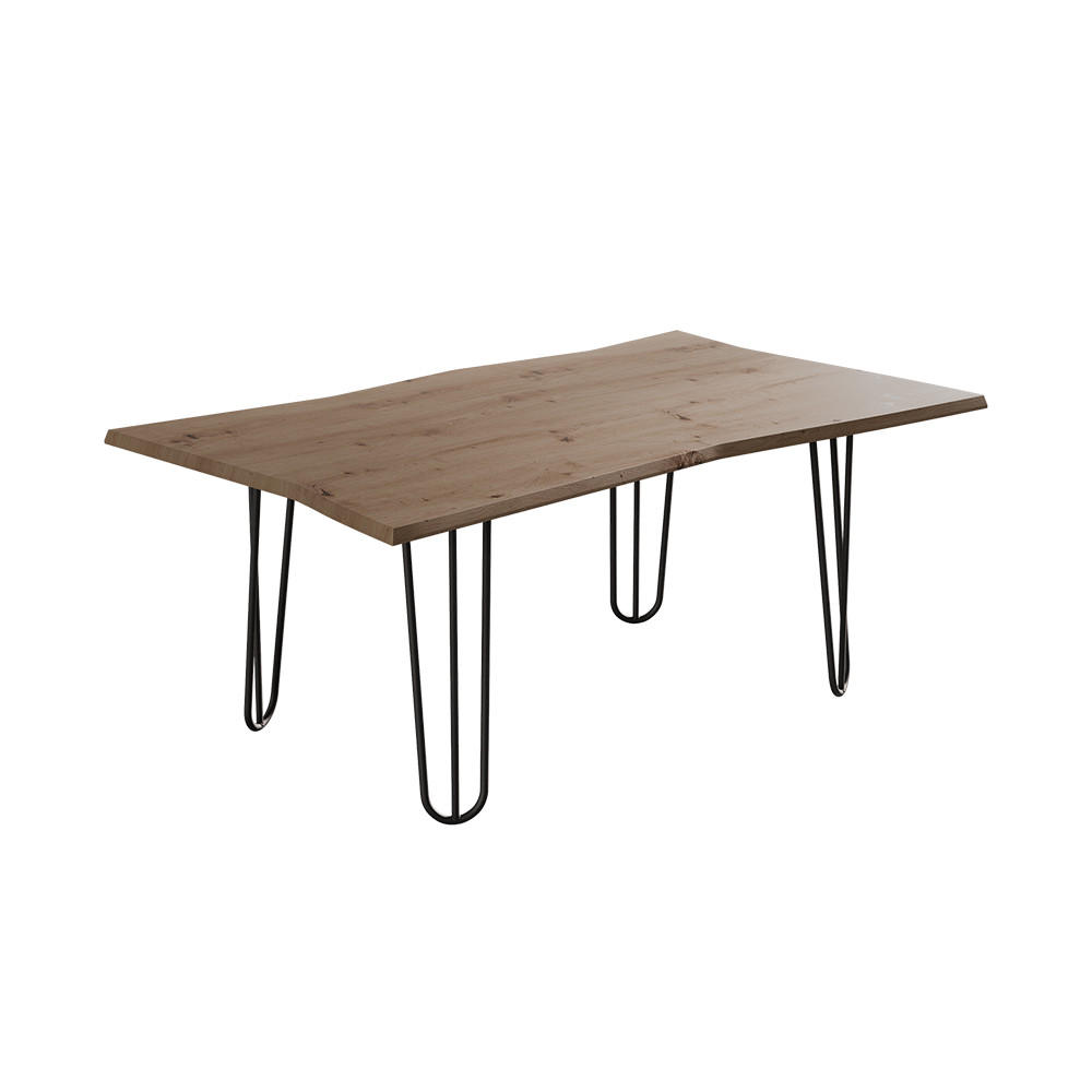 COUCHTISCH Yan Artisan 100 x 60 cm - Hellgrau, Holzwerkstoff (60/100/40cm) - Vicco