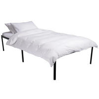 METALLBETT 100/200/41 cm Metall schwarz - Schwarz, Metall (100/200cm) - CLP