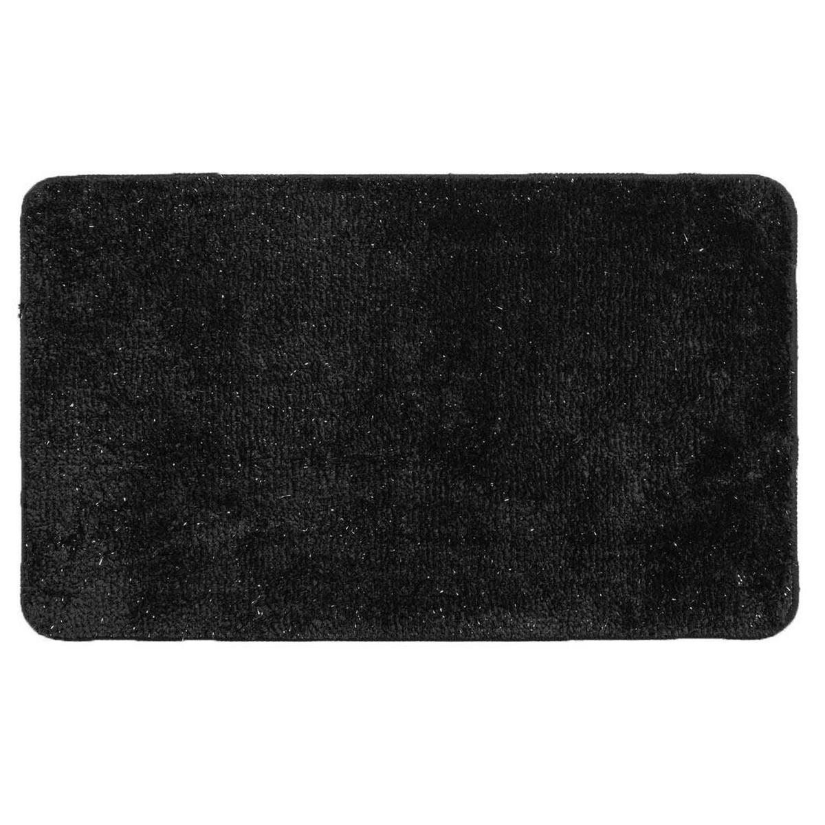 BADEMATTE Metropolis 45/75 cm - Schwarz, Textil (75/45cm) - Douceur d´intérieur