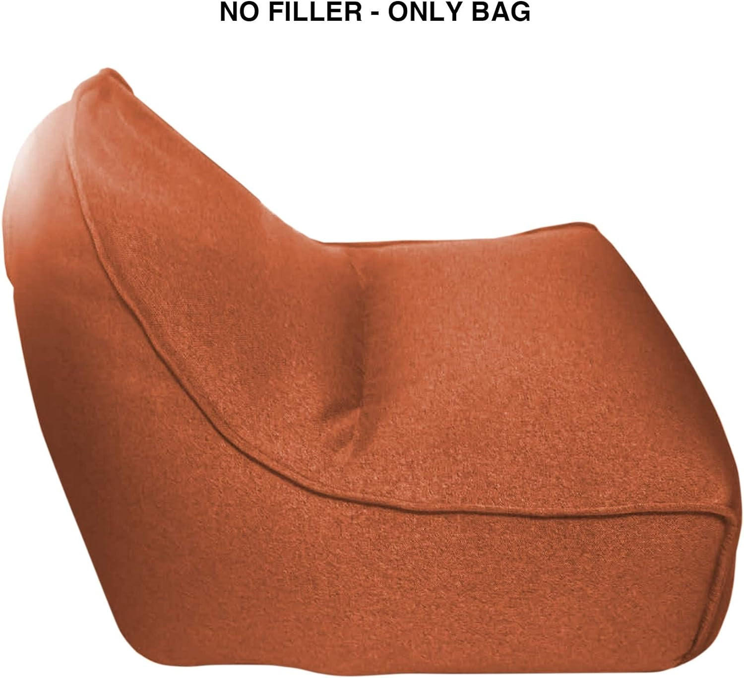 Mobili Rebecca Sitzsackbezug Orange 90x70x80 cm