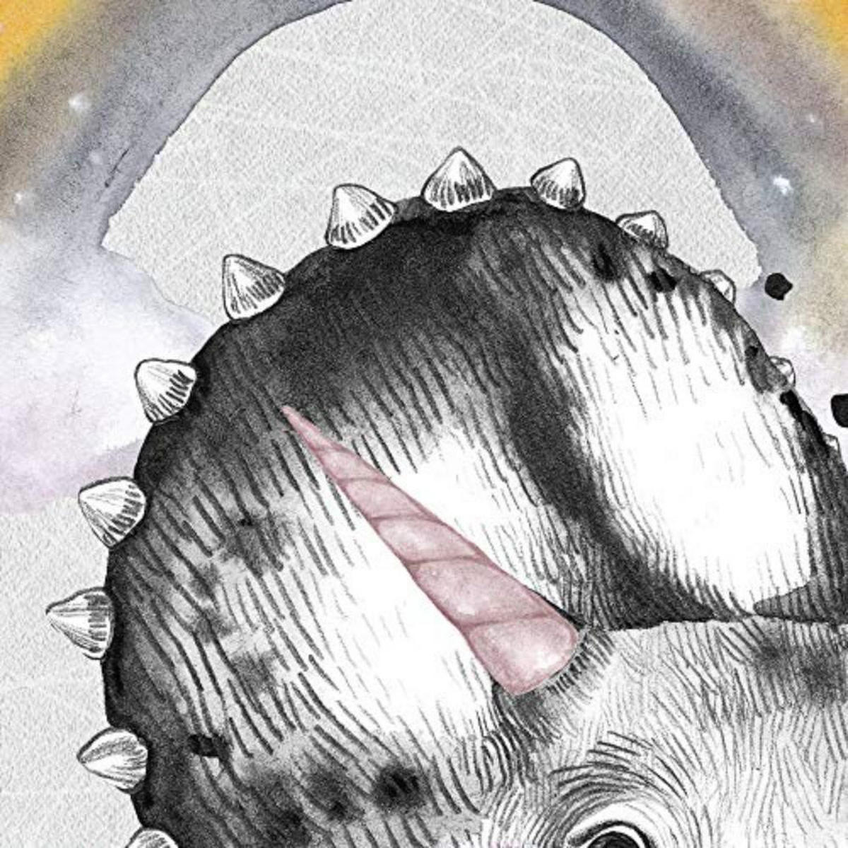 POSTER Set mit 4 Dinosaurios arociris A3 Schwarzer Rahmen - Schwarz, Papier (29.7/3cm) - Nacnic