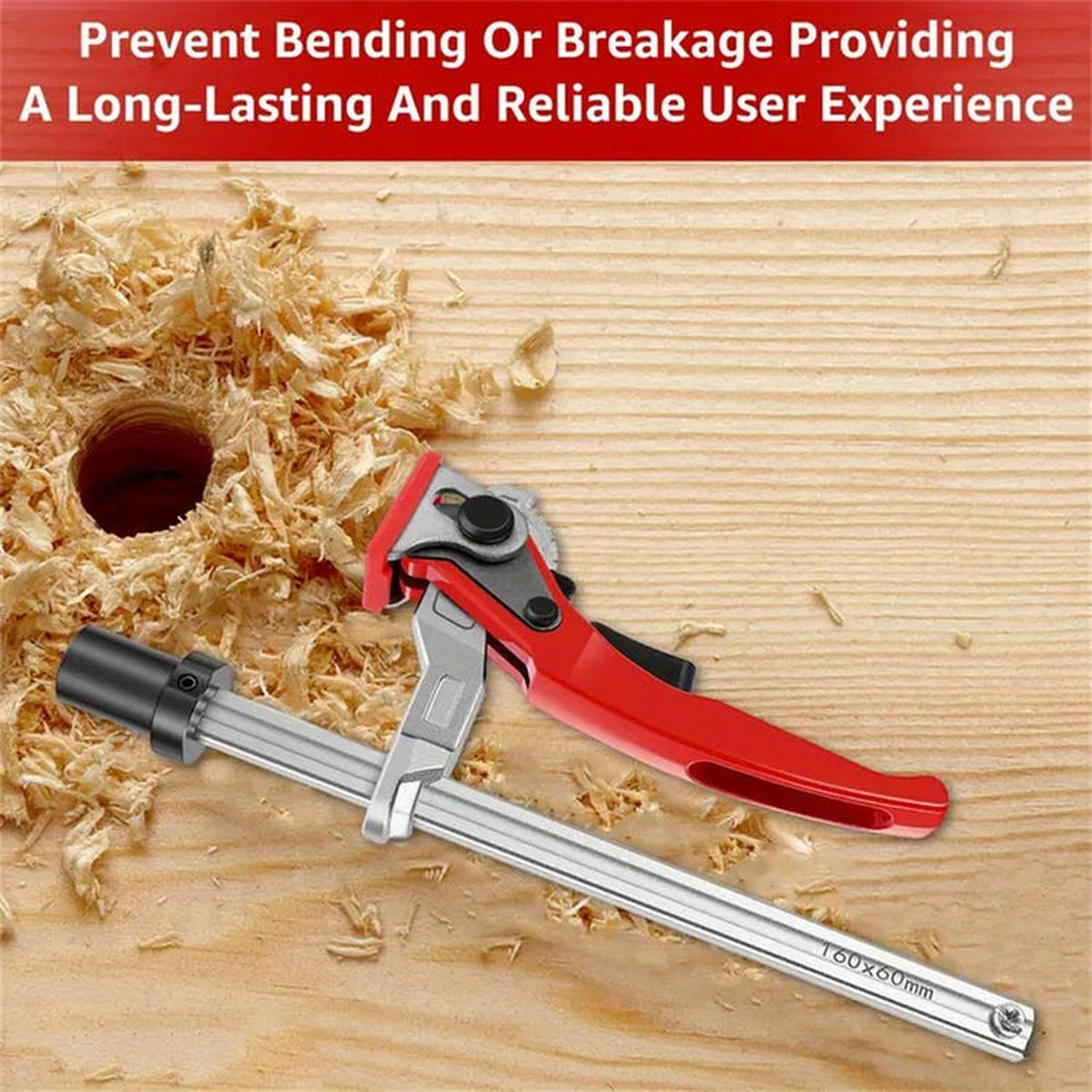 CRIMPZANGE – Basis 160 x 60 mm, Schraubschlauchschelle (20 mm) - Rot, Metall (23.5/13/6cm) - DCA