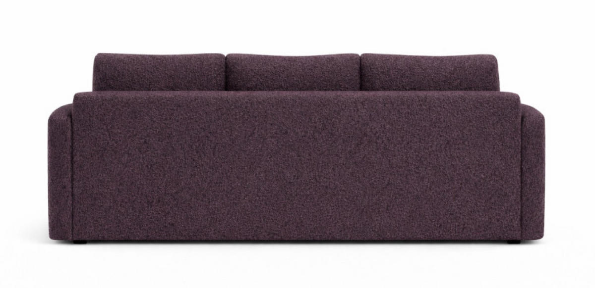 SOFA Pflaume-Braun SISI Mit Schlaffunktion - Braun, Textil (207/90/87cm) - Sepro Meble