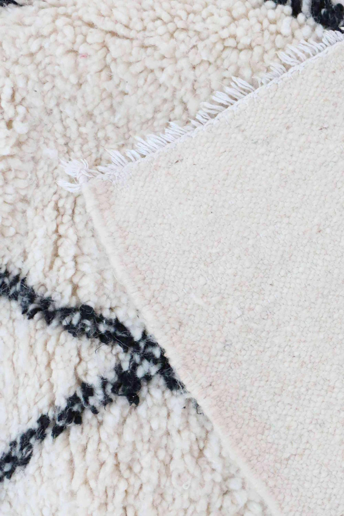 BERBERTEPPICH aus reiner Wolle 133x 250 cm - Beige, Naturmaterialien (133/250cm) - AFK Living