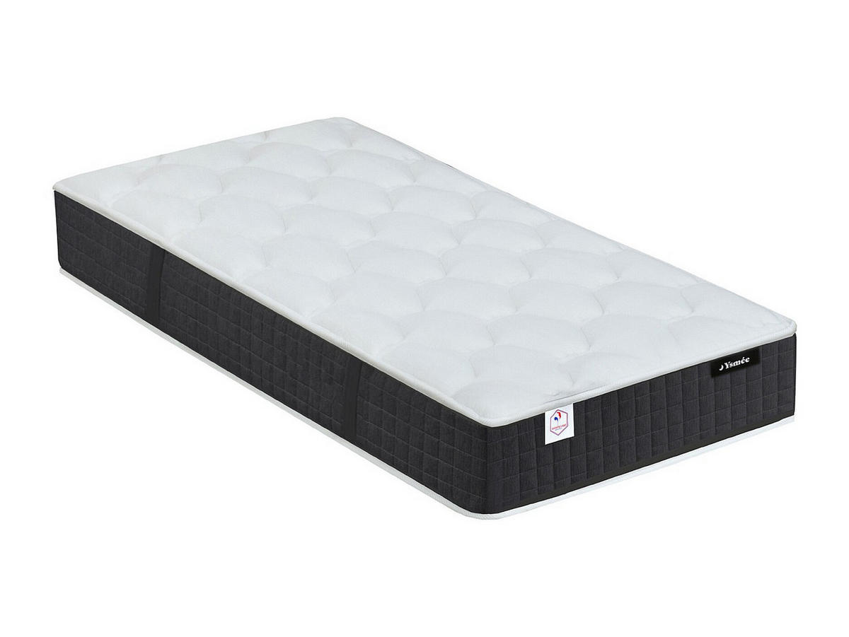 STANDARDMATRATZE - 1 Person - stoff - weiß Parox - Weiß, Textil (90/200cm) - Vente-Unique