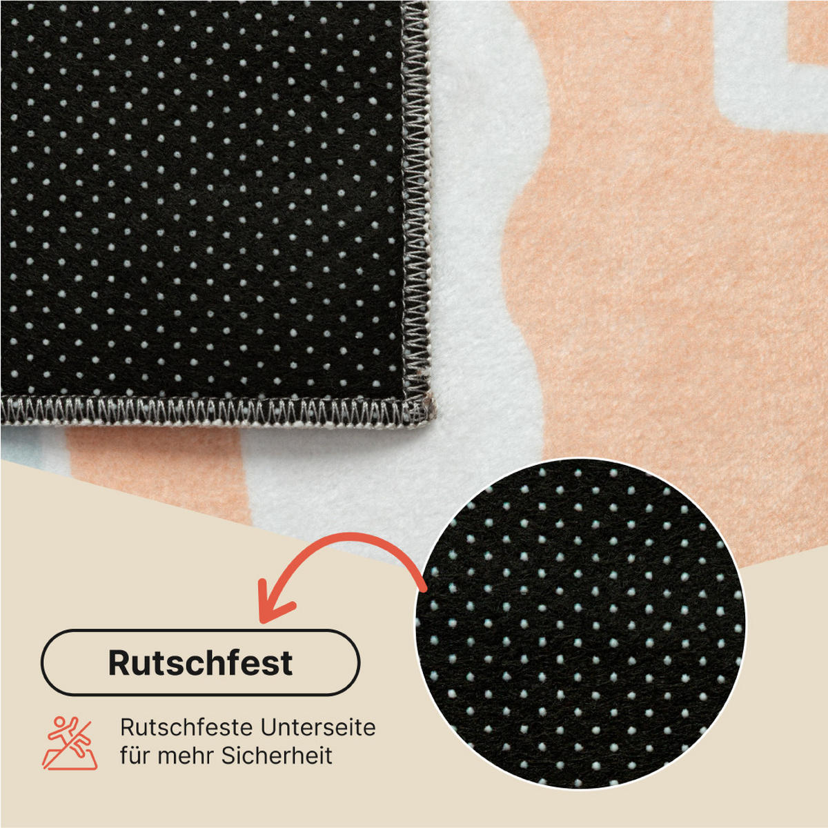 KINDERTEPPICH KIDS Creme Hüpfspiel 140/200 cm - Creme, Textil (140/200cm) - Tapiso