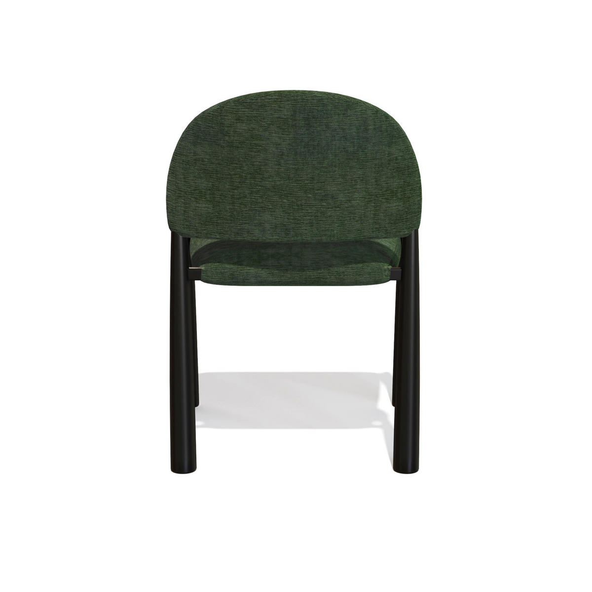 STUHL 2er-Set Texturierter Samt Khakigrün 53cm - Olivgrün/Grün, Textil (53/11.4/56.1cm) - Sia Home