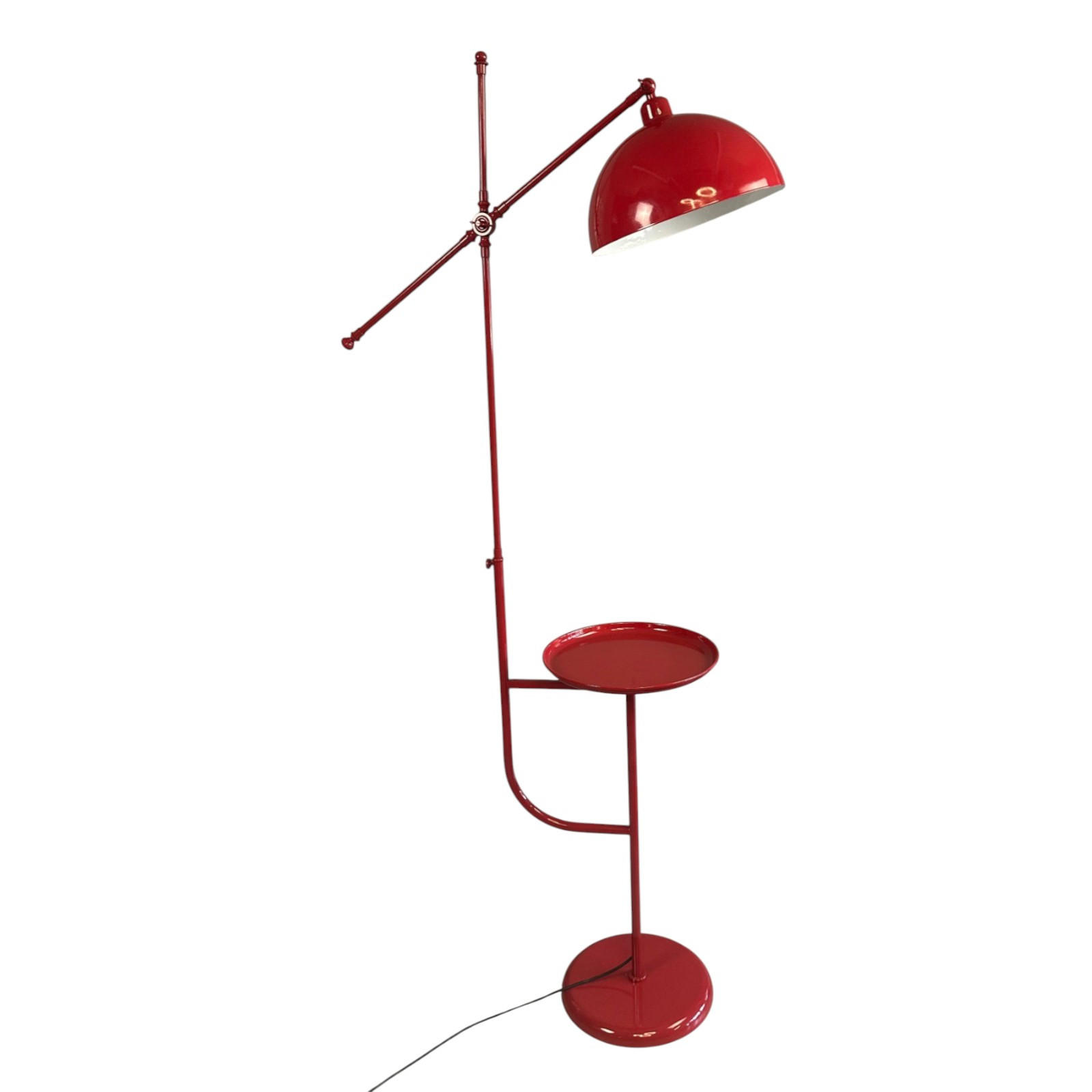 STEHLAMPE Raxon 165 Cm - Rot, Metall (30/30/165cm) - Bamyum