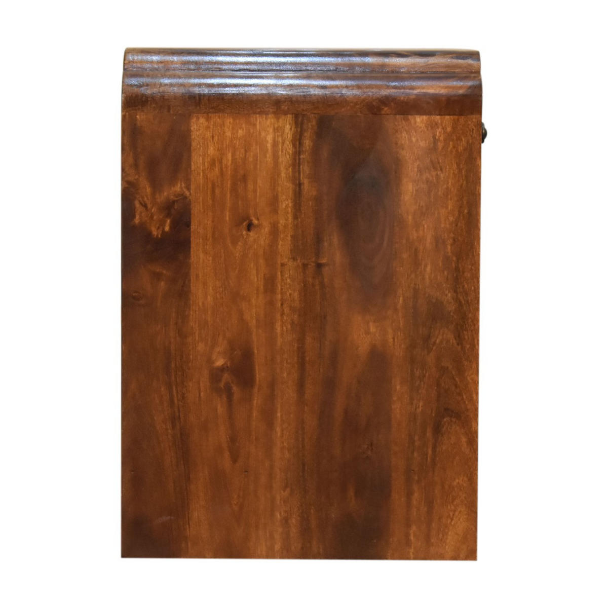 NACHTTISCH Newton - Messingfarben/Braun, Holz/Metall (45/50/35cm) - Artisan Furniture