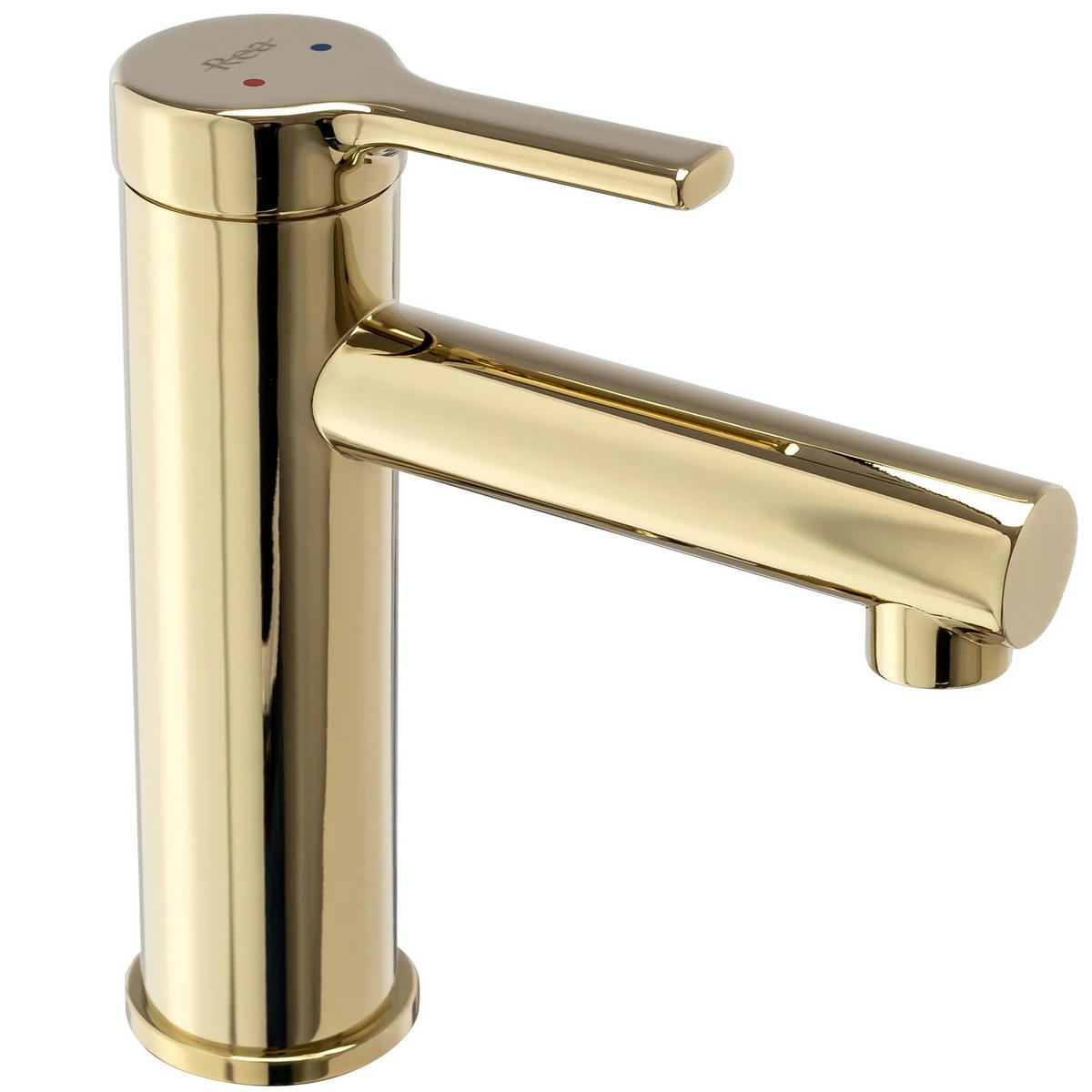 WASCHBECKENARMATUR Rea Pixel Gold Low - Goldfarben, Metall (5/16.5/15cm) - REA