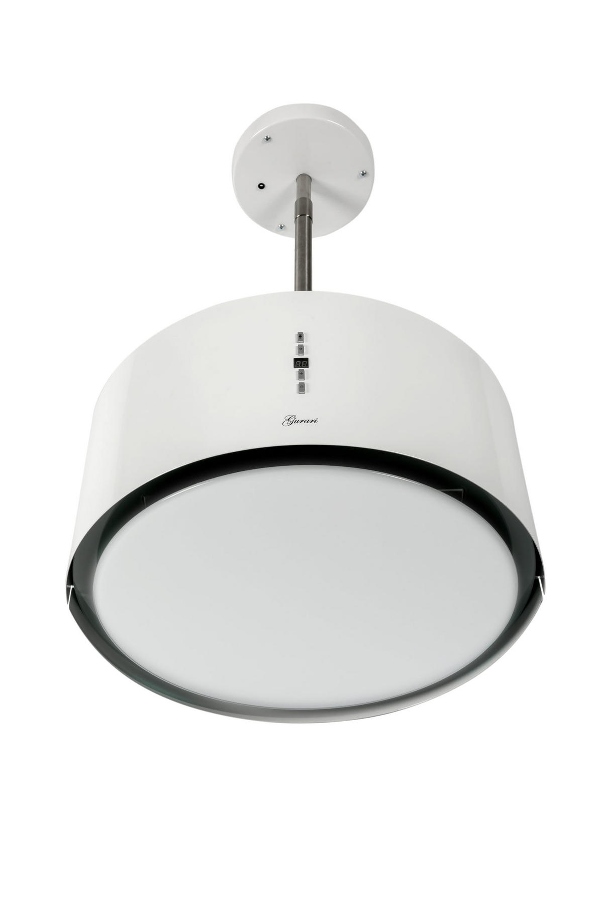DUNSTABZUGSHAUBE GCH I 237 50 WH + Umluftset, 50 cm Weiß - Weiß, Metall (50/20/50cm) - Gurari