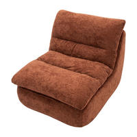 SESSEL Nuvia Schokolade - Dunkelbraun, Textil (80/75/100cm) - COCO Living