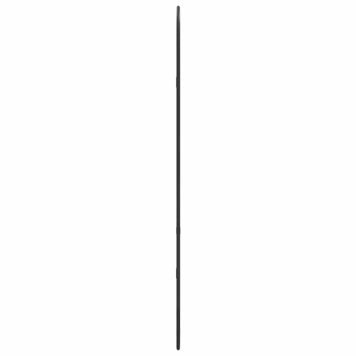 WANDSPIEGEL Schwarz 80x35 cm Oval - Schwarz, Glas (35/80/1cm) - furnicato