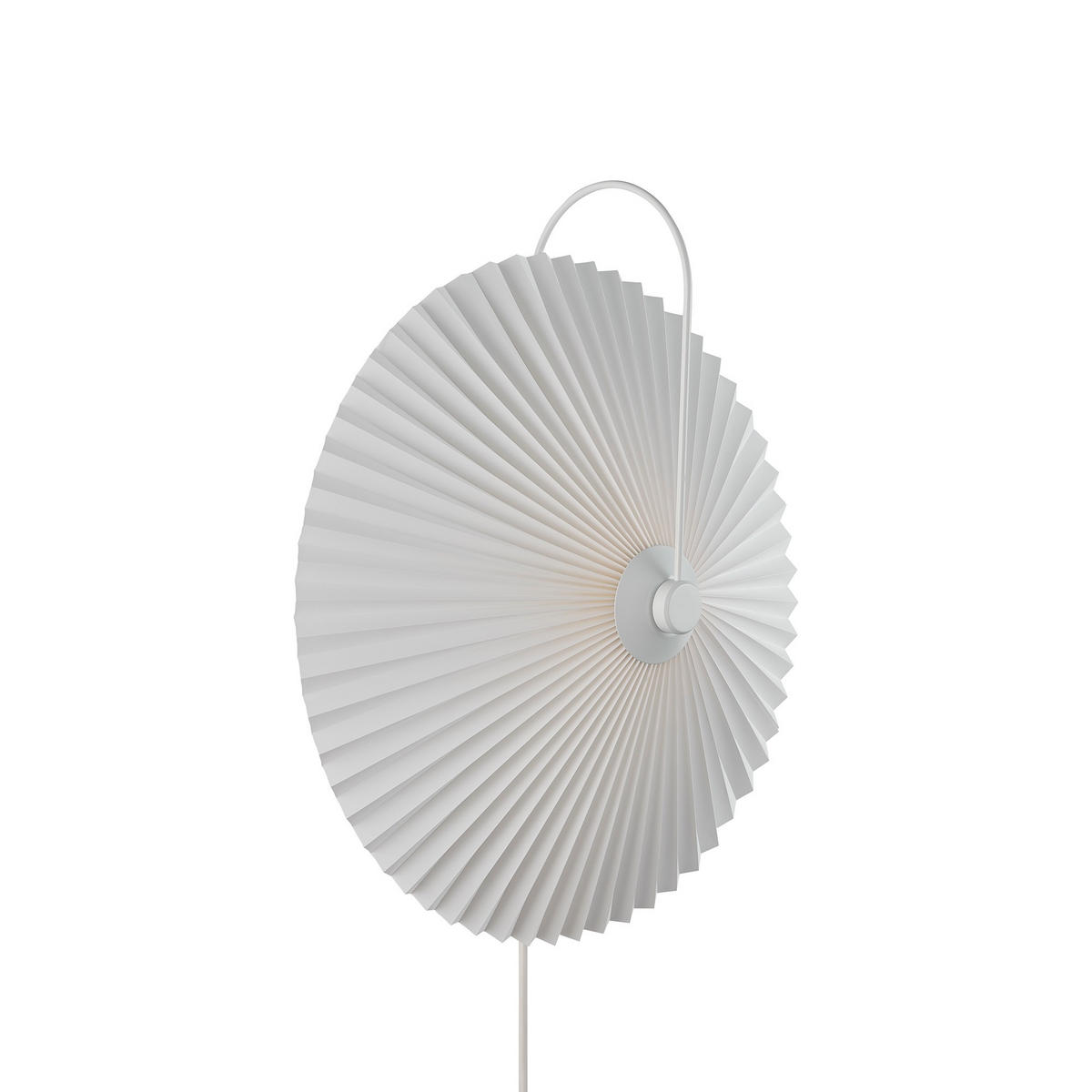 WANDLEUCHTE Nadia - Weiß - 45/45/50.5 cm - Weiß, Kunststoff (45/50.5/45cm) - Nordlux