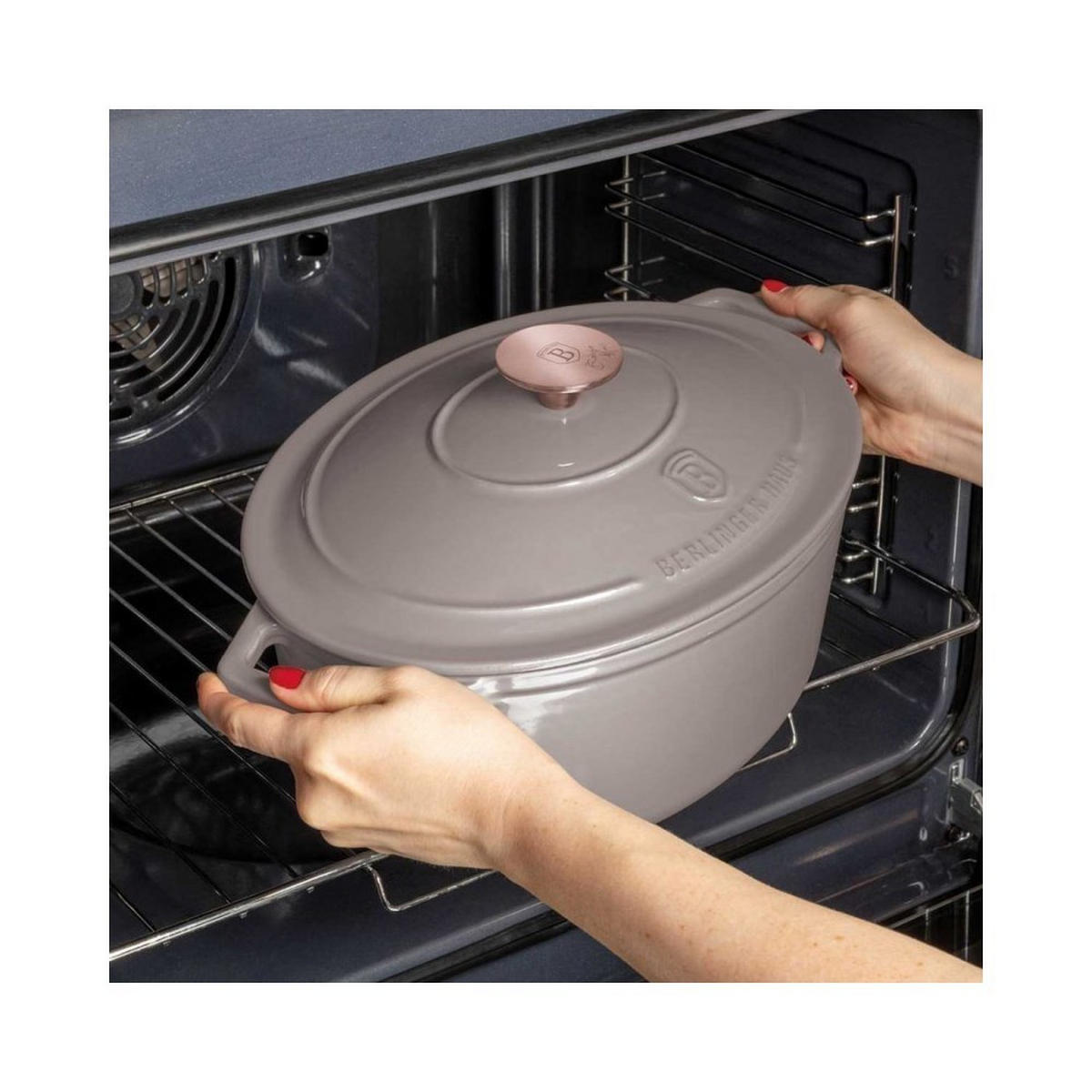BRÄTER 30cm BH6541 - Grau, Metall (30/22/12cm) - Berlinger Haus