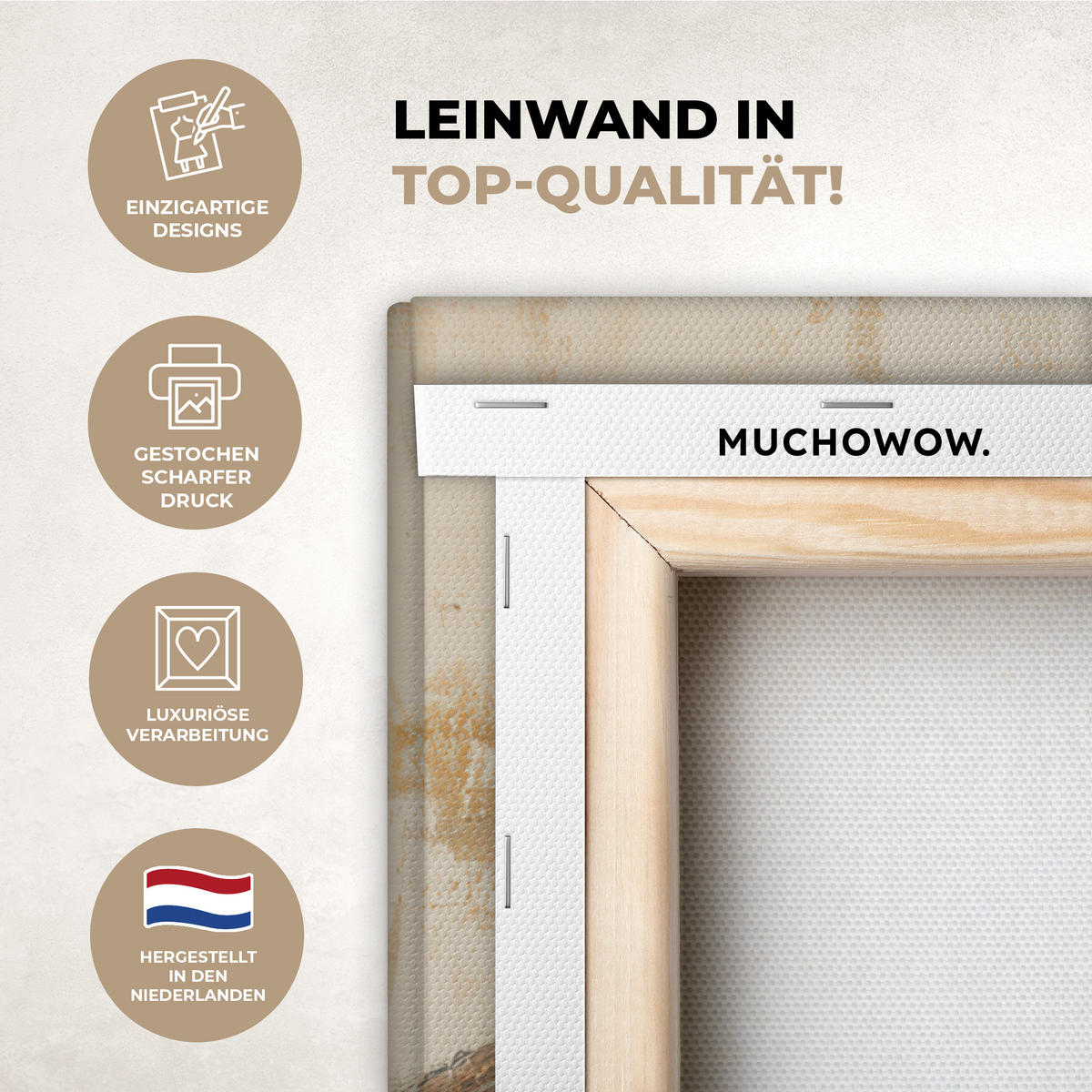 LEINWANDBILD Weihnachten - Weihnachtsmann - Winter - Open Fireside 40x60 cm - Dunkelrot, Textil (40/60cm) - MuchoWow