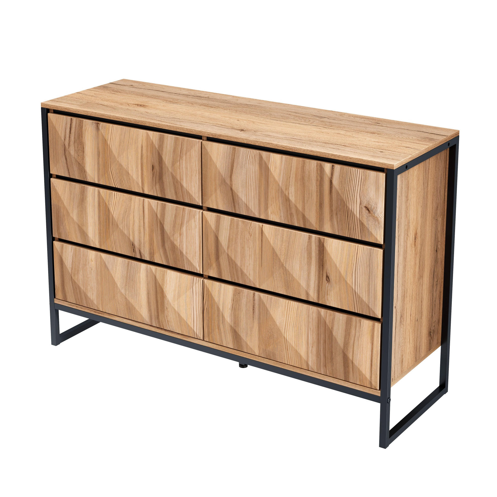 ComfortXL Kommode Natur 120x80x40 cm