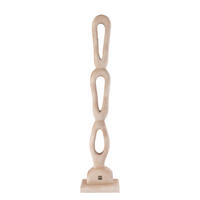 SKULPTUR Rhyce Beige 18/13/98cm - Beige, Holz (13/98/18cm) - PTMD Collection
