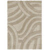TEPPICH Hochflor Carved-Design, strukturiert NADD, Naturfarben 120x170 cm - Beige, Textil (120/170cm) - KADIMA DESIGN